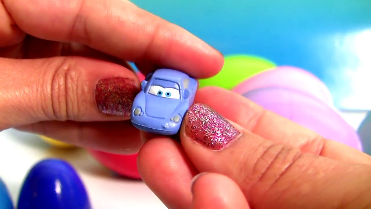 Learn Colors with SURPRISE EGGS Hello Kitty, My Little Pony, Disney Cars Shopkin