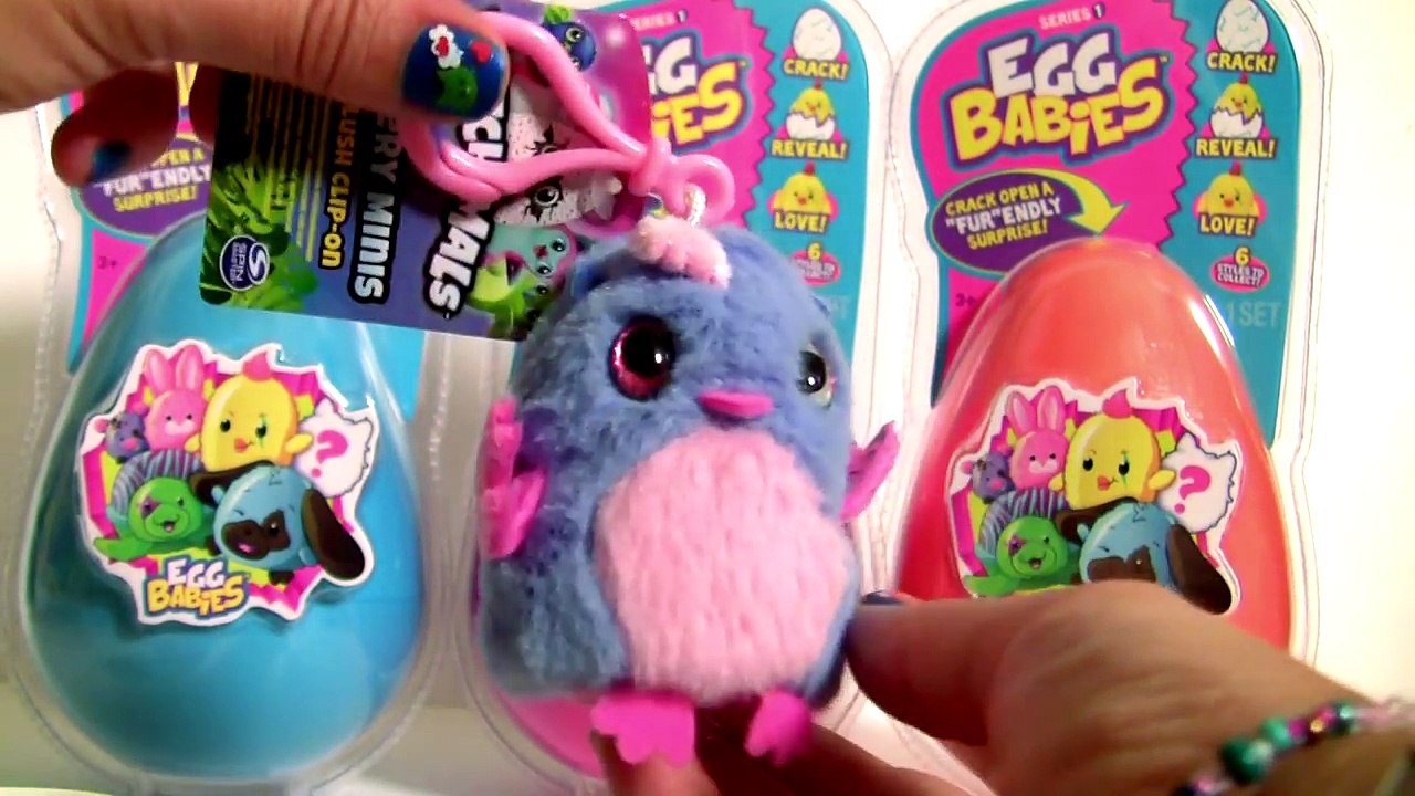 EGG BABIES SURPRISE open eggs Hatchimals and Shopkins Learn Colors
