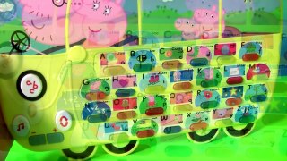 Learn ABC Peppa Pig Alphaphonics Campervan Toy Phonics Song Count & Learn Alphab