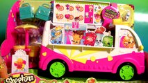 Shopkins Scoops Ice Cream Truck Playset with Disney Frozen Anna Elsa - Camion de