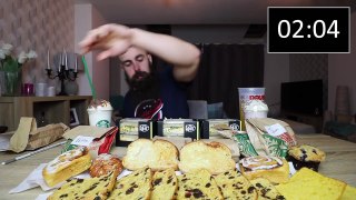 The Starbucks 9,000 Calorie Menu Challenge | BeardMeatsFood
