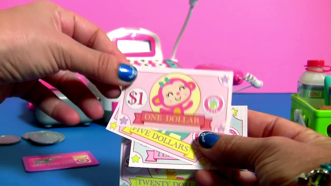 Honestly Cute Supermarket Cash Register Toy with Lights N' Sounds Educational Fu