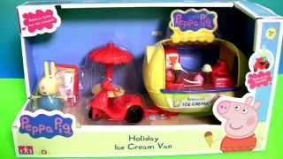 Play-Doh Ice Cream Holiday Van of Peppa Pig Nickelodeon Carrito de Helados de Pl