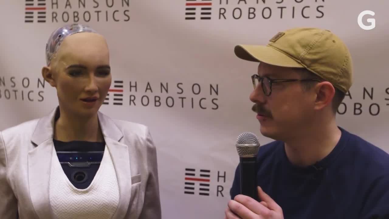 Gizmodo Meets Sophia the Robot