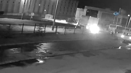 1 Kişinin Öldüğü Feci Kaza Kamerada