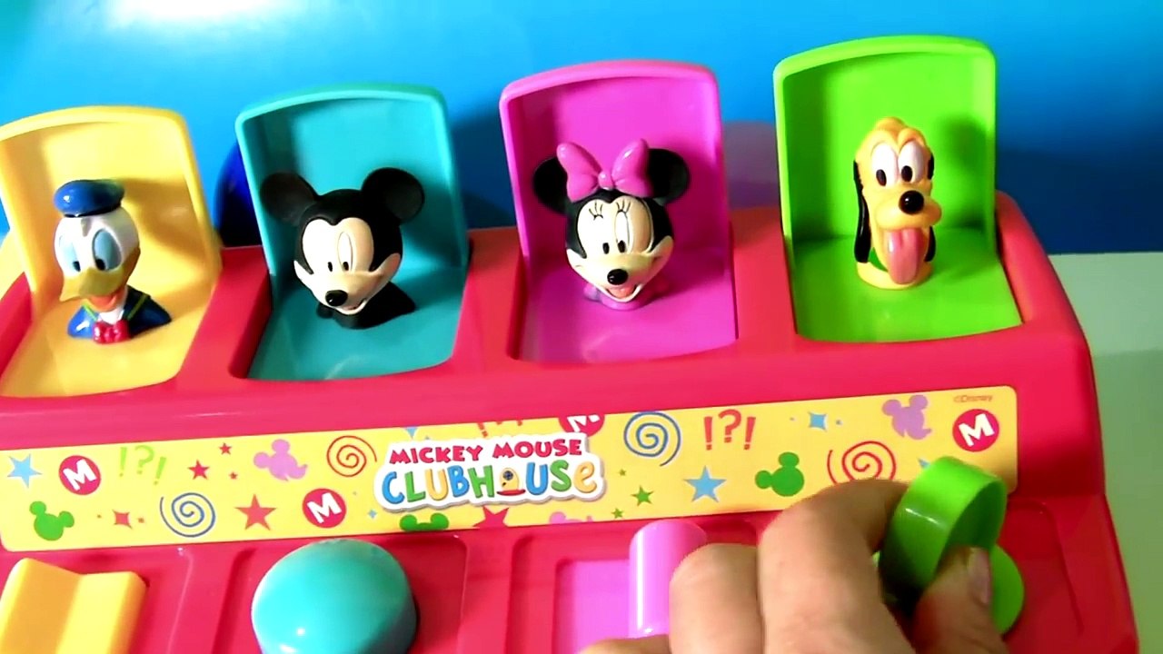 Baby Mickey Mouse Clubhouse Pop-Up Pals Toys Surprise Disney Toys Minnie Donald