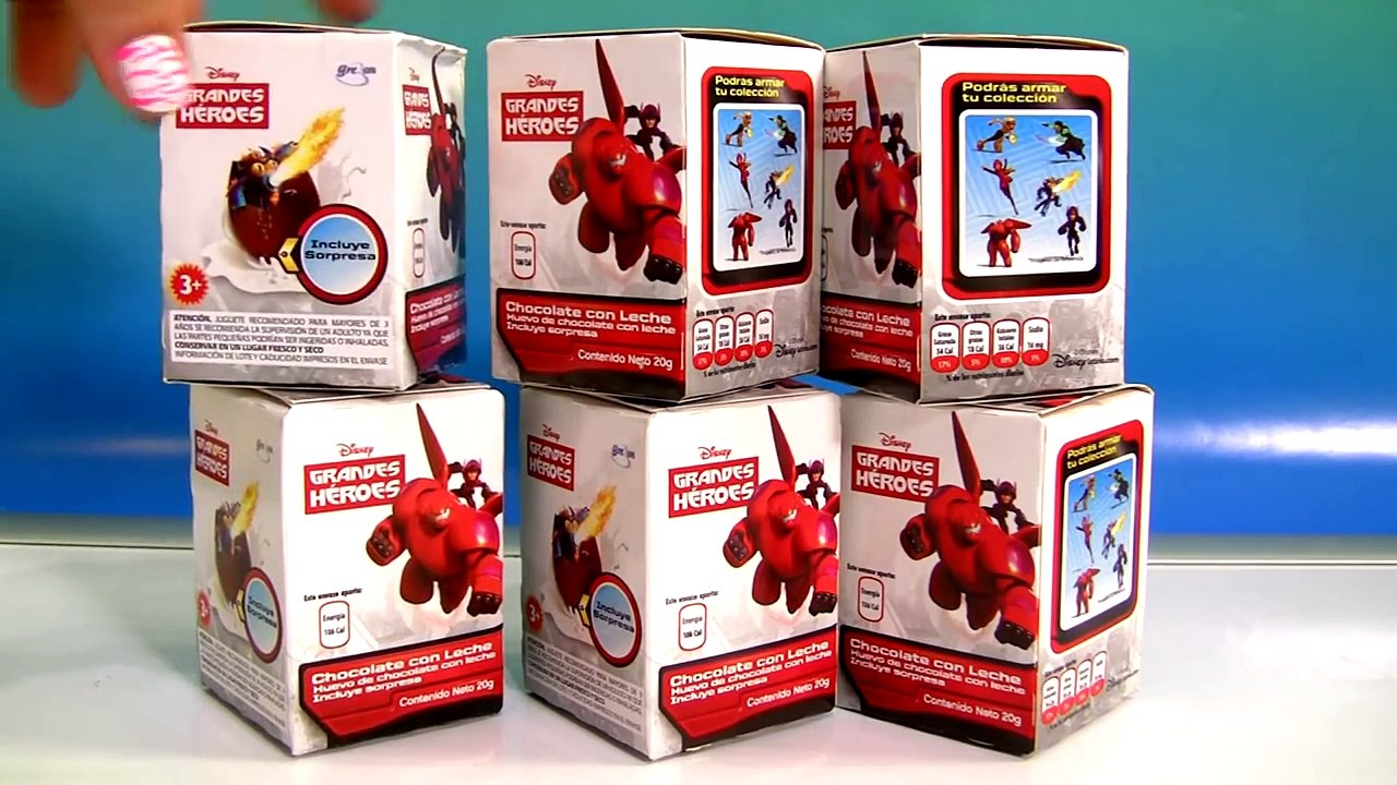Disney Big Hero 6 Surprise Boxes of Baymax - Filme Grandes Héroes Easter Huevos