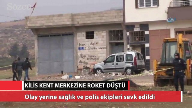 Kilis kent merkezine roket düştü