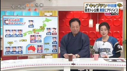 日本ハム キャプテン 中田翔 自主トレ公開！ 2018.1.12 日本ハムファイターズ情報 プロ野球