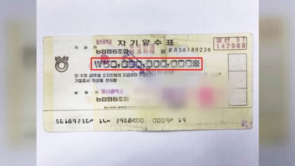 13년 전 강도 당한 수표로 500억 사기 벌여 / YTN