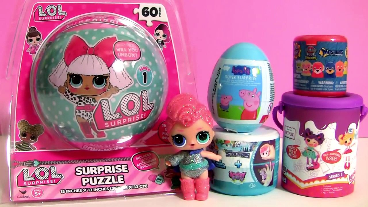 LOL Dolls Surprise Puzzle _ Paw Patrol Superpups Crystal Mashems Series 4 _ Lala