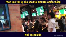 Phản ứng thú vị của sao Việt khi U23 chiến thắng