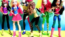 6 DC Super Hero Girls Dolls Disney TOYS SURPRISE Super Friends Muñecas by Funtoy