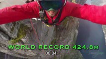 Record du Monde : Un saut à l’élastique de 424 mètres en chute libre