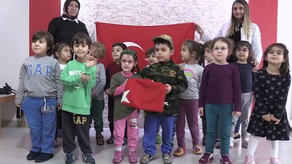 Minik öğrencilerden 'Zeytin Dalı Harekatı''na destek - AMASYA