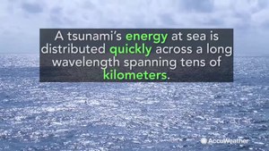 Can a tsunami impact a cruise ship at sea?