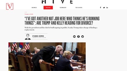 Report: Trump is Enlisting Ivanka in Search for John Kelly's Replacement