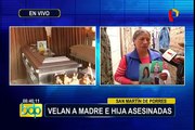 SMP: velan restos de madre e hija asesinadas en Huaura