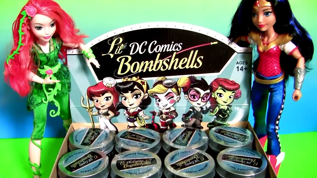 DC Comics Bombshells Vinylmation Dolls Collection Batgirl Wonder Woman Supergirl