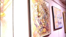 Exposition d'art par l'artiste ivoirien Kouamé Youssef