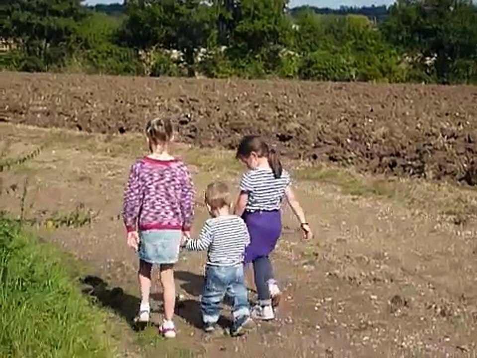 Exploring at Wissett Farm, Suffolk