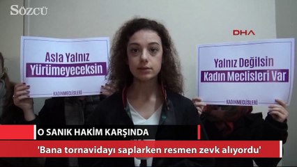 Tornavidayı saplarken zevk alıyordu