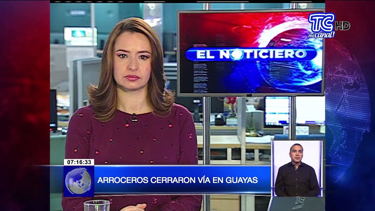 Arroceros cerraron vía en Guayas