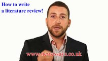 How to write a literature Review -  Literature Review Writing Service in the UK - Essay Writing Service in London