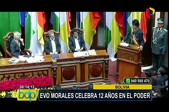 Bolivia: Evo Morales cumple 12 años en el poder y aspira a otro mandato