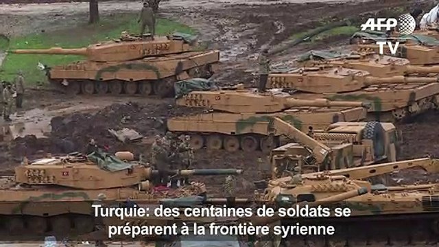 Turquie: des centaines de soldats se préparent près de la Syrie