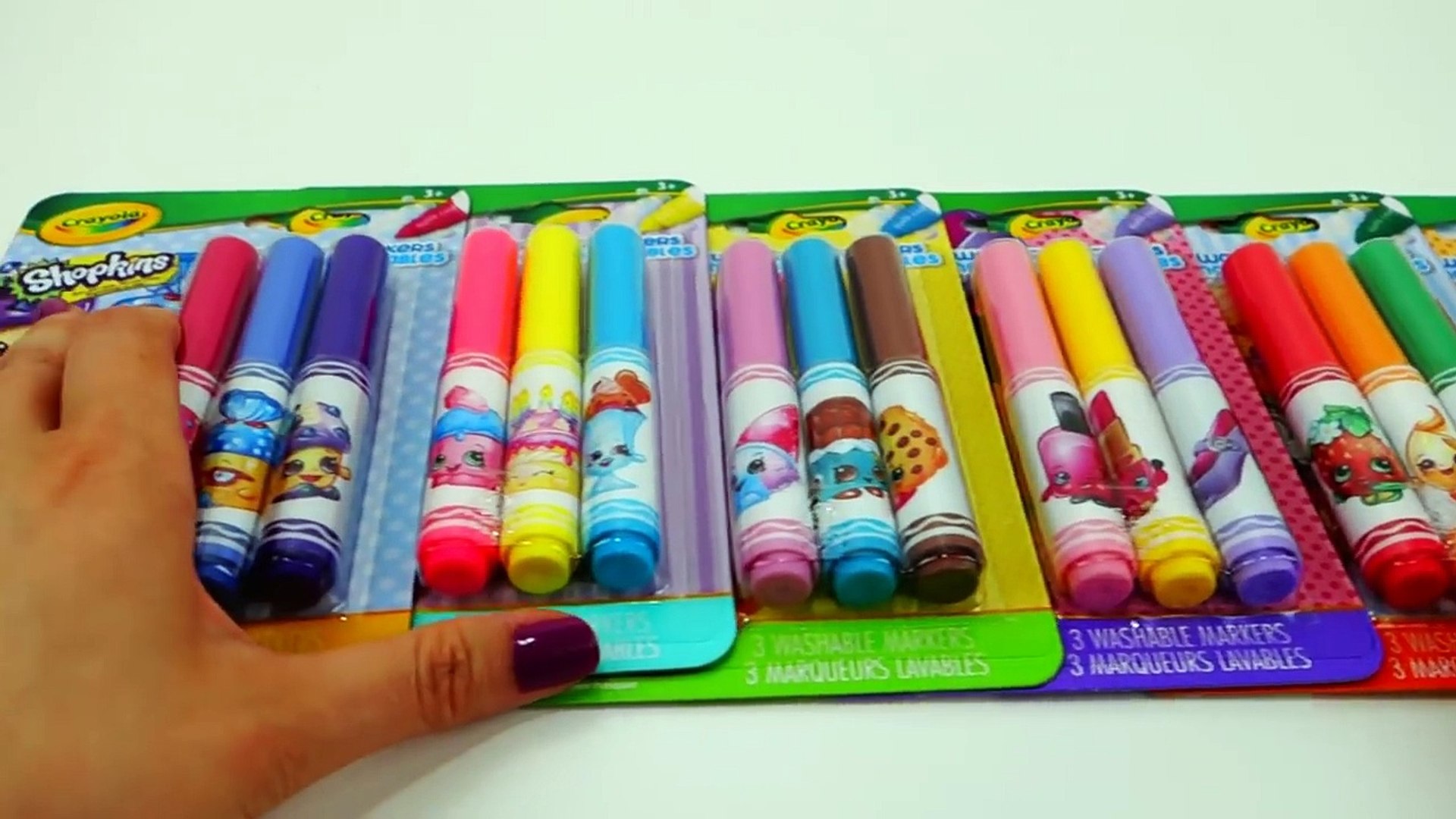 shopkins crayola markers