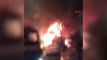 Sivas Barakada Çıkan Yangın, Otomobile Sıçradı