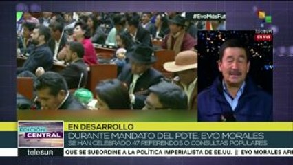 Bolivia: Evo presenta informe sobre avances de su gestión