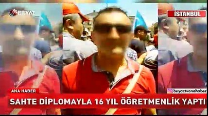 Sahte diplomayla 16 yıl öğretmenlik yaptı