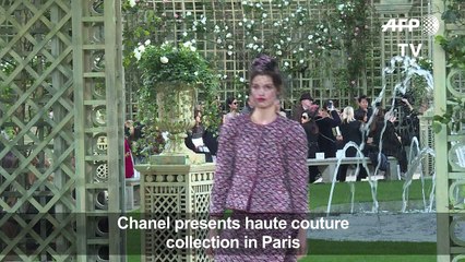 Chanel goes girly with pretty-in-pink walk in the park