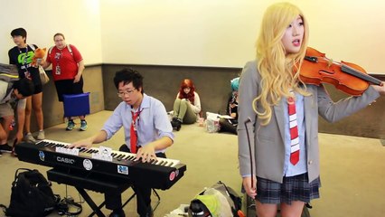 Anime Expo 2015 Jams! Kaori + Kousei play Hikaru Nara