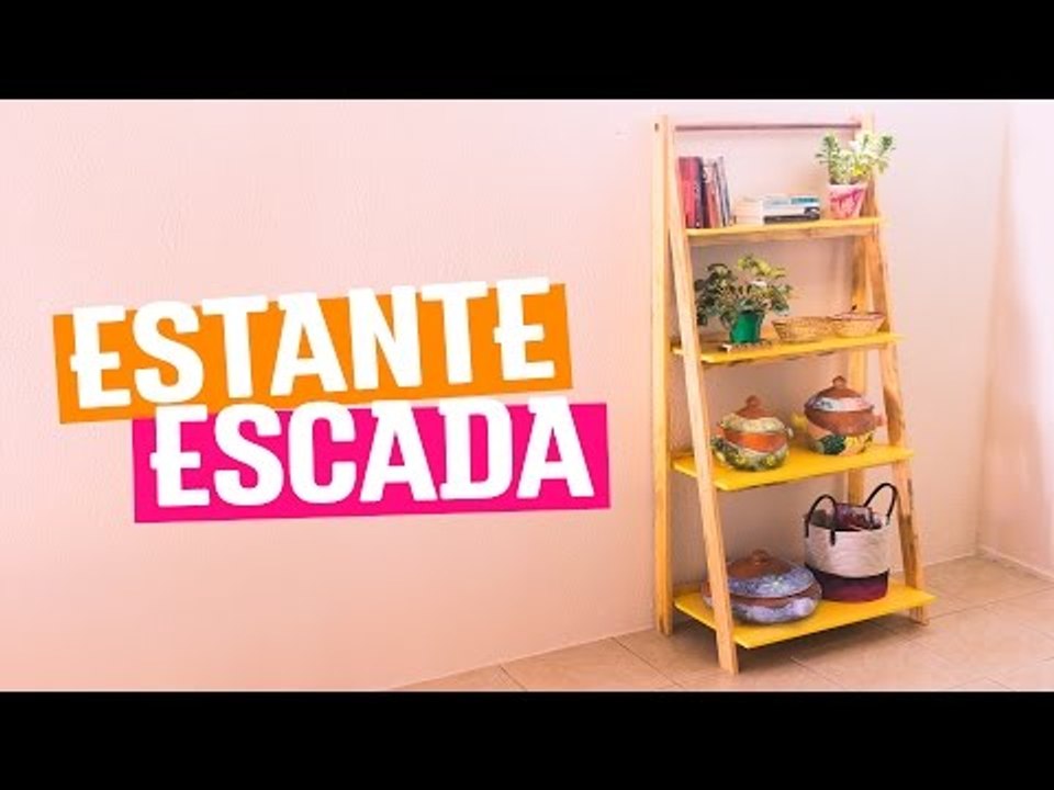 DIY - ESTANTE ESCADA | Diycore