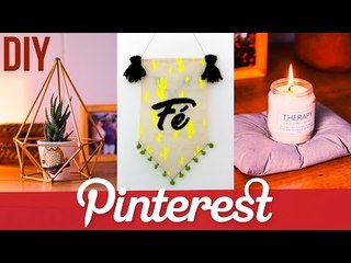 Download Video: DIY - 3 DECORAÇÕES PINTEREST PARA O QUARTO