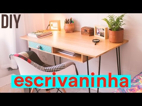 DIY - ESCRIVANINHA INDUSTRIAL | Reforma Kitnet