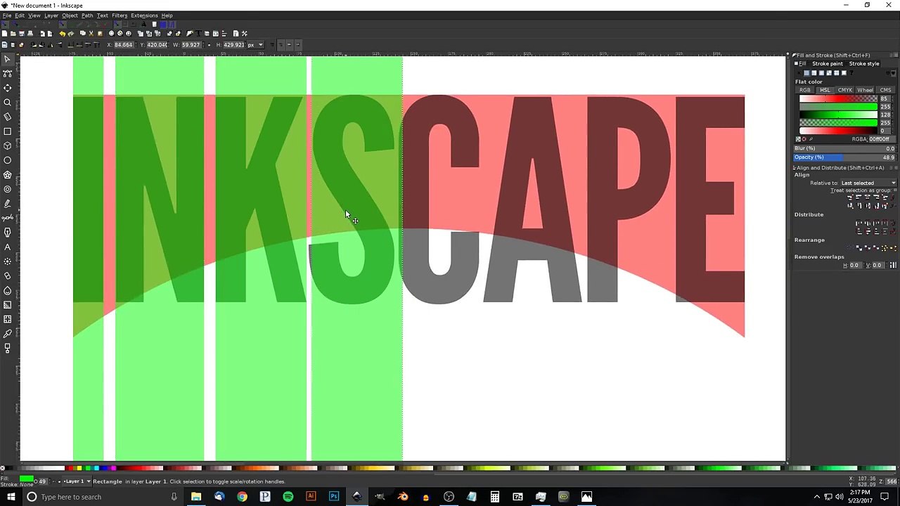 Inkscape Tutorial: Arched Text Emblem