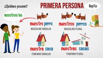 Los posesivos - Possessive Pronouns in Spanish (1/2)