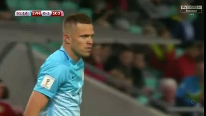 Slovenia 1 - 1 Scotland 08/10/2017 Roman Bezjak Super Goal 52' World Cup Qualif HD Full Screen .