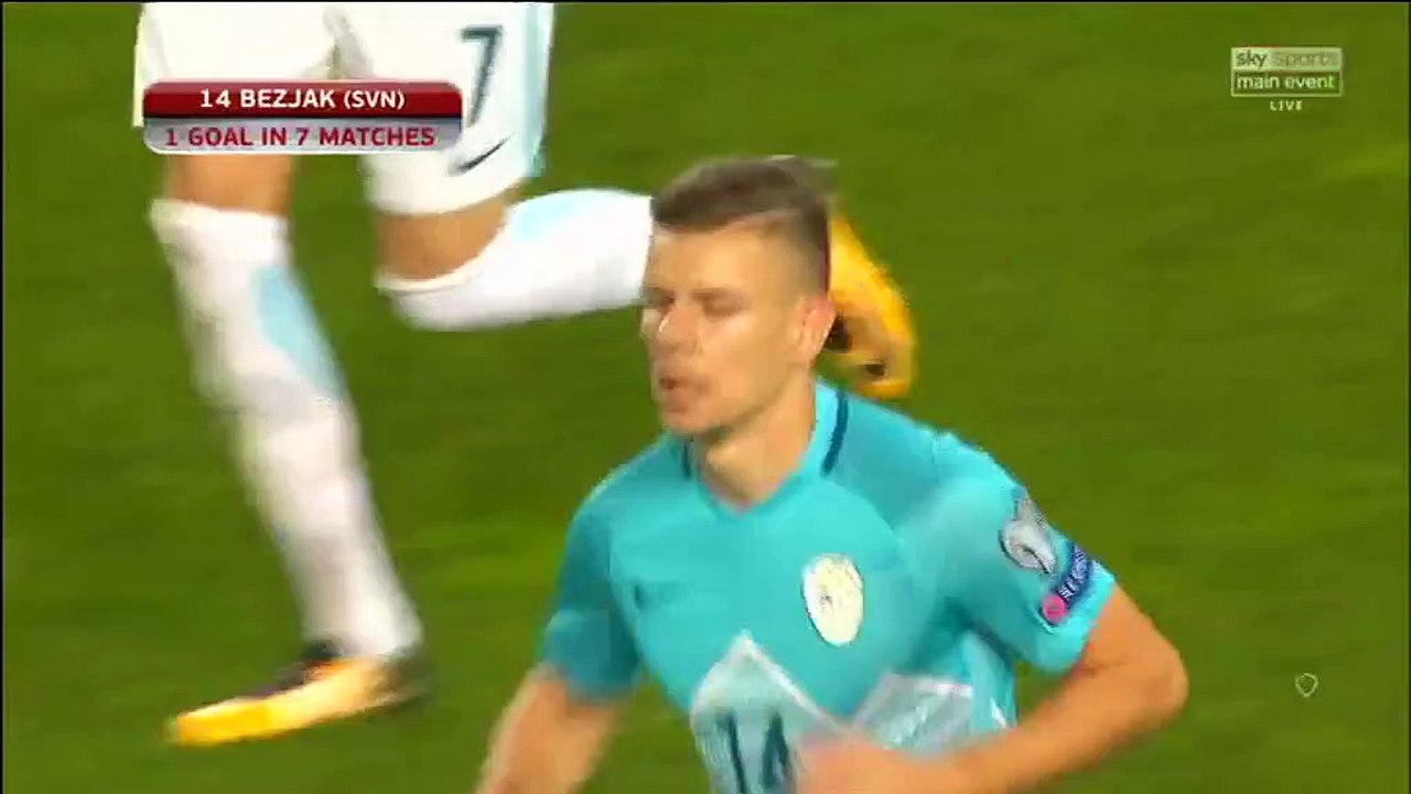 1-1 Roman Bezjak Goal FIFA  WC Qualification UEFA  Group E - 08.10.2017 Slovenia 1-1 Scotland