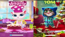 My Talking Angela VS My Talking Tom Gameplay Makeover for Children HD