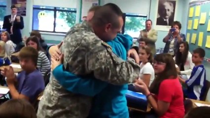 Army Staff Sgt. Surprises Daughter