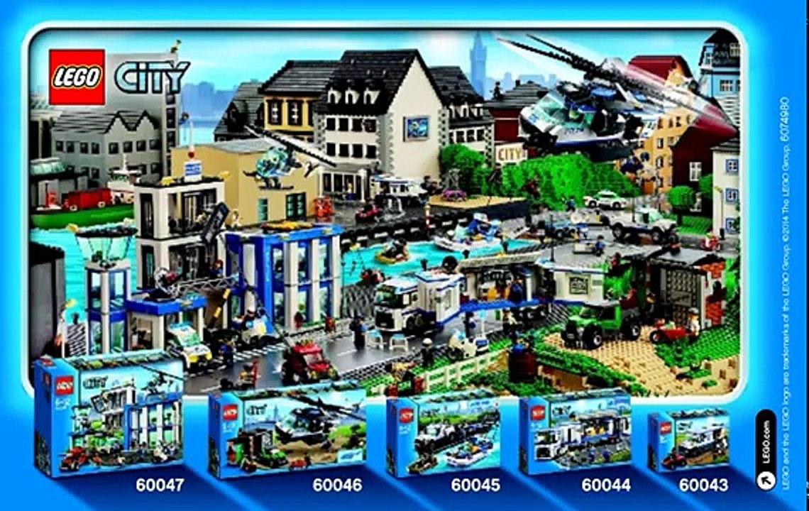 Lego City Police Helicopter Surveillance instructions, Lego 60046
