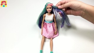 How to Rope Braid Hairstyle with Barbie Doll - DIY Doll Hairstyles Tutorial - Making Kids Toys