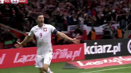 Robert Lewandowski Goal HD - Poland 3 - 2 Montenegro - 08.10.2017 (Full Replay)