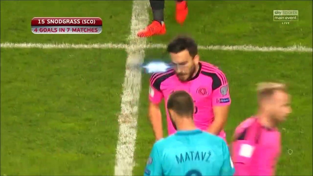 2-2 Robert Snodgrass Goal FIFA  WC Qualification UEFA  Group F - 08.10.2017 Slovenia 2-2 Scotland