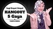 Tutorial Hijab Hangout 5 Gaya Dengan Segi Empat Safeea Hijab Simpel #NMY Hijab Tutorials